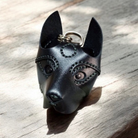 Llavero de Cuero Perrito