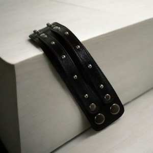 Muñequera de cuero